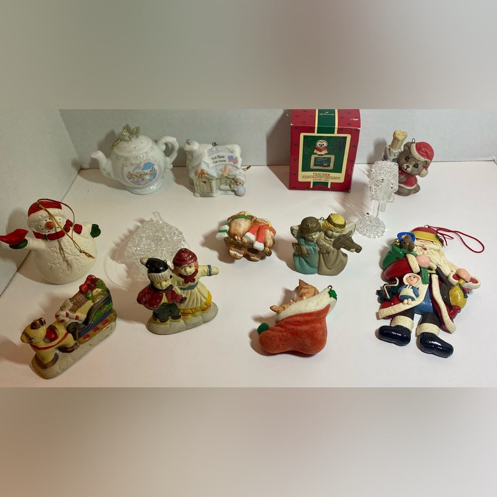 13 Vintage Ornaments
